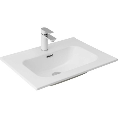 Раковина Aquanet Flat 00330430, 70 см, фарфор, белая матовая