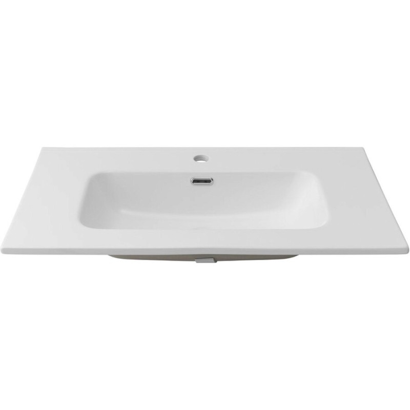 Раковина Aquanet Flat 00330431, 80 см, фарфор, белая матовая