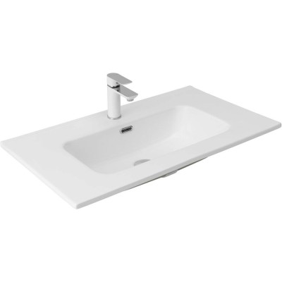 Раковина Aquanet Flat 00330431, 80 см, фарфор, белая матовая