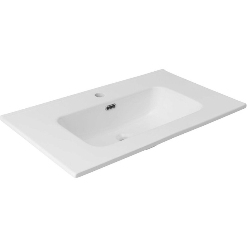 Раковина Aquanet Flat 00330431, 80 см, фарфор, белая матовая
