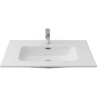 Раковина Aquanet Flat 00330431, 80 см, фарфор, белая матовая