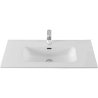 Раковина Aquanet Flat 00330432, 90 см, фарфор, белая матовая
