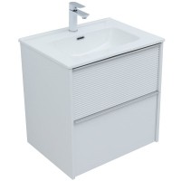 Тумба под раковину Aquanet Вита 330473, 60 см, подвесная, цвет белый матовый