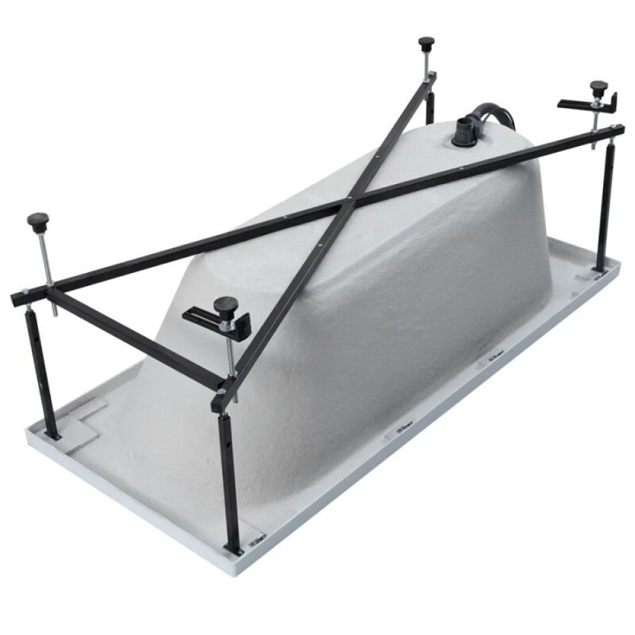Акриловая ванна Aquanet Lotos 00330873, 165 x 70 см, с каркасом, цвет белый