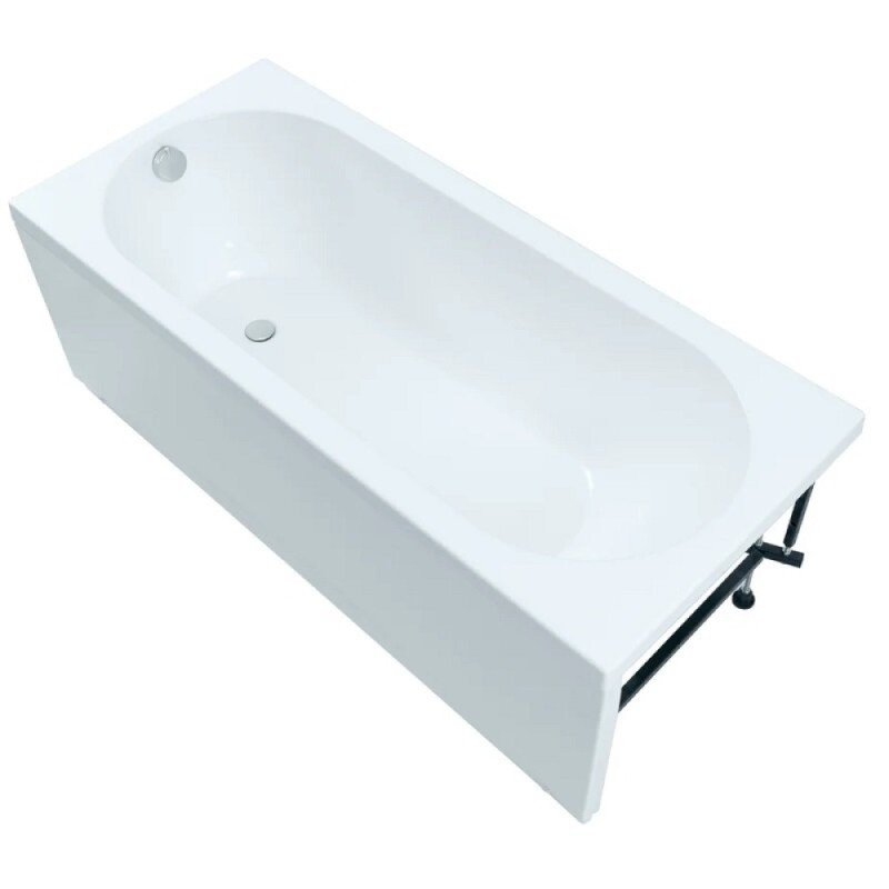Акриловая ванна Aquanet Lotos 00330873, 165 x 70 см, с каркасом, цвет белый