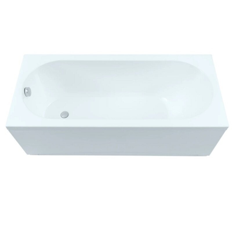 Акриловая ванна Aquanet Lotos 00330873, 165 x 70 см, с каркасом, цвет белый