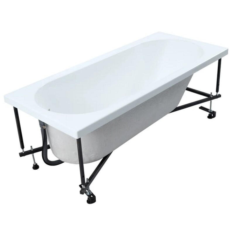 Акриловая ванна Aquanet Lotos 00330873, 165 x 70 см, с каркасом, цвет белый