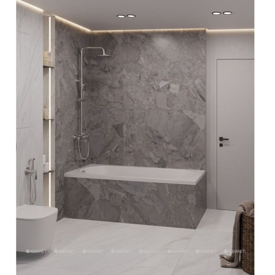 Акриловая ванна Aquanet Lotos 180x80 с каркасом 332845 белая