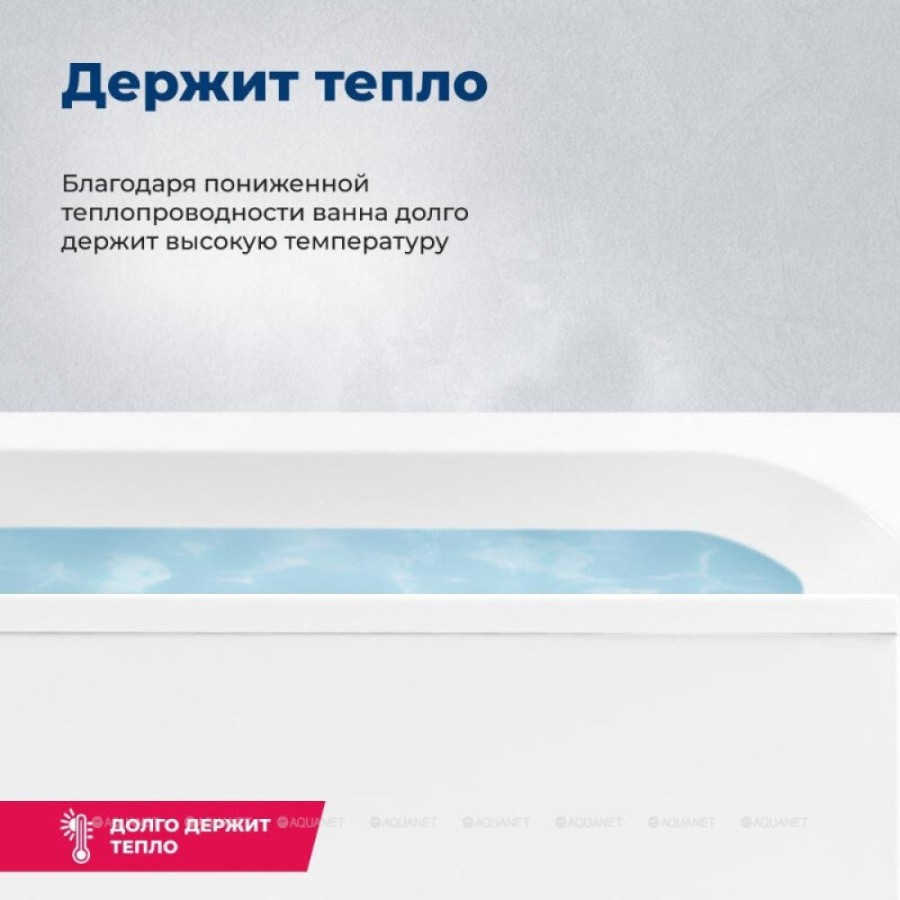 Акриловая ванна Aquanet Lotos 180x80 с каркасом 332845 белая