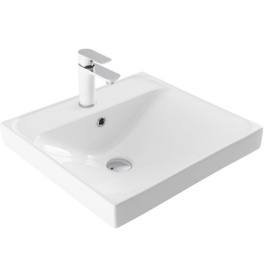 Раковина Aquanet Flash, 00333265, 50 см, фарфор, белая