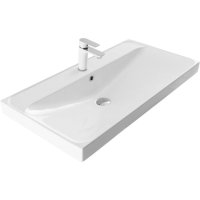 Раковина Aquanet Flash, 00333269, 90 см, фарфор, белая
