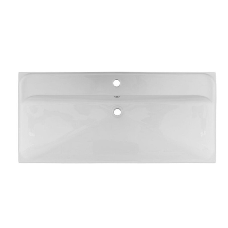 Раковина Aquanet Flash, 00333270, 100 см, фарфор, белая