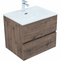 Тумба под раковину Aquanet Алвита New 334184, 60 см, цвет дуб веллингтон табак