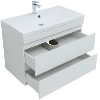 Тумба под раковину Aquanet Нота New 335419, 90 см, цвет белый