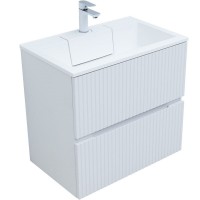 Тумба под раковину Aquanet Джейн 70 см (Flat), 335423, белый матовый