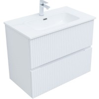 Тумба под раковину Aquanet Джейн 80 см (Flat), 335424, белый матовый
