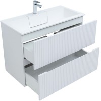 Тумба под раковину Aquanet Джейн 90 см (Flat), 335425, белый матовый