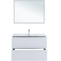 Тумба под раковину Aquanet Джейн 100 см (Flat), 335426, белый матовый