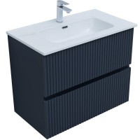 Тумба под раковину Aquanet Джейн 80 см (Flat), 335429, цвет маренго