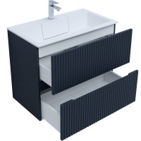 Тумба под раковину Aquanet Джейн 80 см (Flat), 335429, цвет маренго