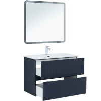 Тумба под раковину Aquanet Джейн 90 см (Flat), 335430, цвет маренго