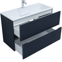 Тумба под раковину Aquanet Джейн 100 см (Flat), 335431, цвет маренго