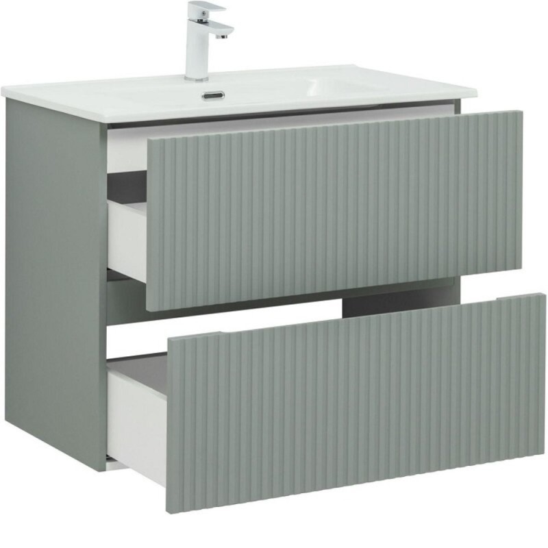 Тумба под раковину Aquanet Джейн 80 см (Flat), 335434, цвет мисти грин