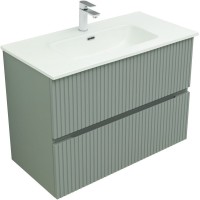 Тумба под раковину Aquanet Джейн 90 см (Flat), 335435, цвет мисти грин