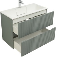 Тумба под раковину Aquanet Джейн 90 см (Flat), 335435, цвет мисти грин