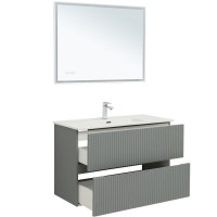 Тумба под раковину Aquanet Джейн 100 см (Flat), 335436, цвет мисти грин