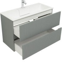 Тумба под раковину Aquanet Джейн 100 см (Flat), 335436, цвет мисти грин