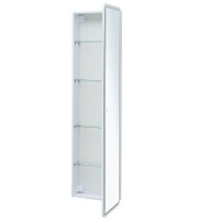 Пенал Aquanet Оптима 335438, 45 см, подвесной, с LED подсветкой, цвет белый