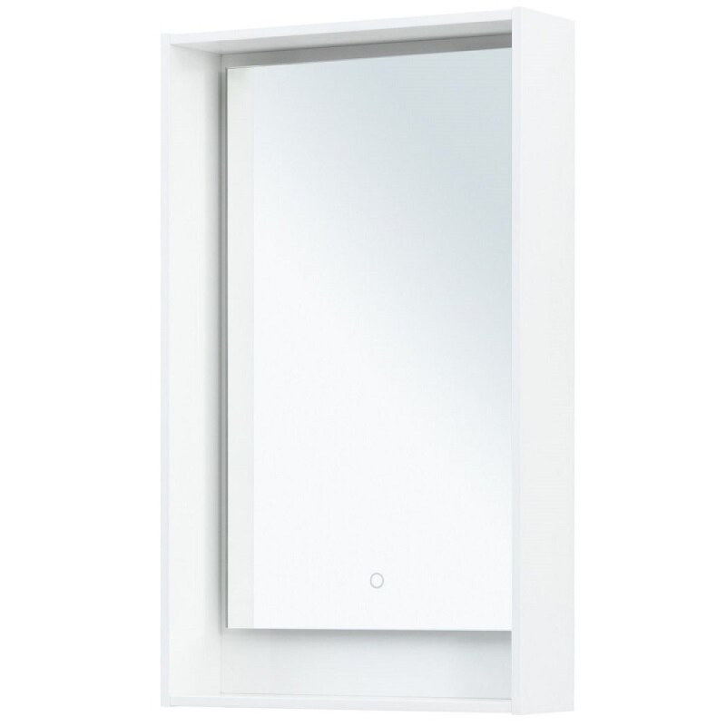 Зеркало Aquanet Милан 336390, 50 см, с LED подсветкой, цвет белый
