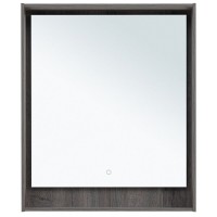 Зеркало Aquanet Милан 336394, 70 см, с LED подсветкой, цвет дуб рошелье