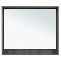 Зеркало Aquanet Милан 336396, 100 см, с LED подсветкой, цвет дуб рошелье