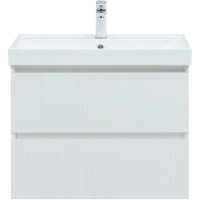 Тумба под раковину Aquanet Альтера 337155, 70 см, подвесная, цвет белый матовый
