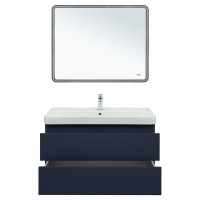 Тумба под раковину Aquanet Вега 2.0, 337945, 100 см, подвесная, маренго soft touch