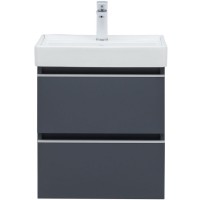 Тумба под раковину Aquanet Вега 2.0, 337946, 50 см, подвесная, маренго soft touch