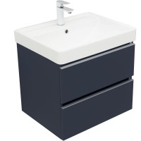 Тумба под раковину Aquanet Вега 2.0, 337947, 60 см, подвесная, маренго soft touch
