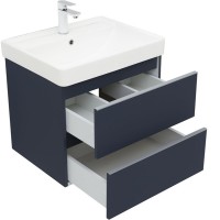 Тумба под раковину Aquanet Вега 2.0, 337947, 60 см, подвесная, маренго soft touch