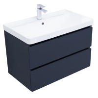 Тумба под раковину Aquanet Вега 2.0, 337949, 80 см, подвесная, маренго soft touch