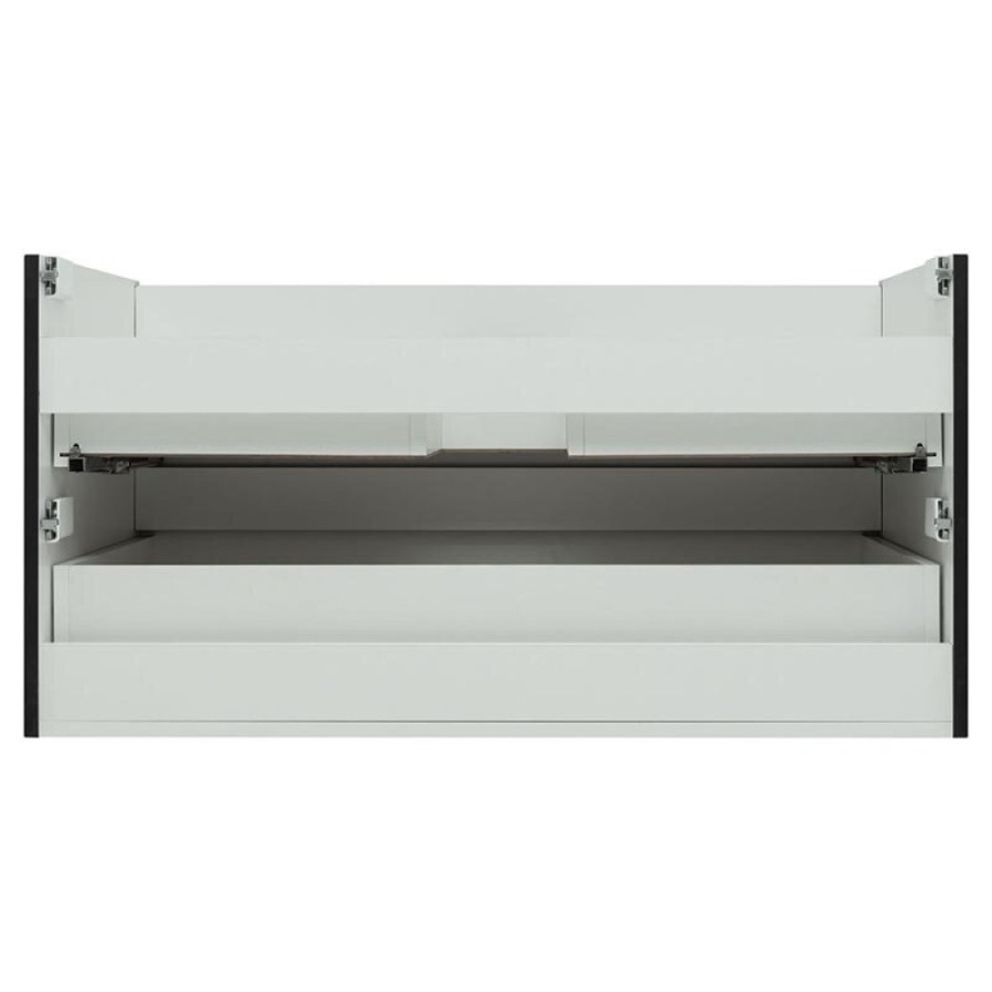 Тумба под раковину Aquanet Вега 2.0, 337951, 100 см, подвесная, черный soft touch
