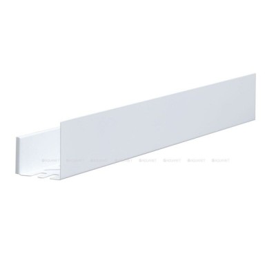 Полка Aquanet Магнум Н 00341541, 90 х 12 см, с крючками, белый матовый