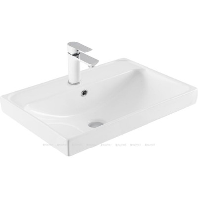 Раковина Aquanet Flash Mini 00342053, 60 см, фарфор, белая