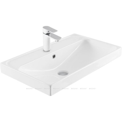 Раковина Aquanet Flash Mini 00342054, 70 см, фарфор, белая