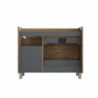 Тумба под раковину Aquanet Nova Lite 2.0 346348, 100 см, напольная, левая, цвет дуб рустикальный