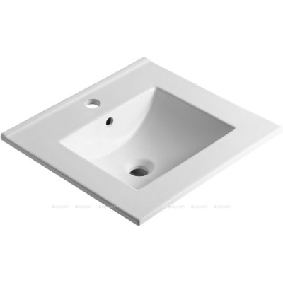 Раковина Aquanet Flow 00347429, 60 см, фарфор, белая