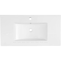 Раковина Aquanet Flow 00347432, 90 см, фарфор, белая