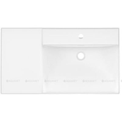 Раковина Aquanet Side 00347436, 90 см, керамика, правая, белая