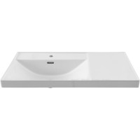 Раковина Aquanet Side 00347438, 90 см, керамика, левая, белая